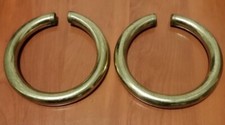 Coppia di Anelli in Ottone BATTIPORTA - BATTACCHIO - USATO VINTAGE