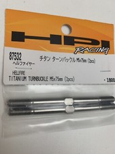 HPI TITANIUM TURNBUCKLE M5X75MM 2 - 87532 / HELLFIRE