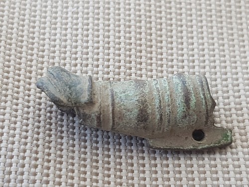 Lovely little Viking copper alloy partifact. Please read description. L116j