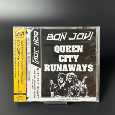 BON JOVI QUEEN CITY RUNAWAYS LIVE FROM CINCINNATI GARDENS 1987 VSCD4657/8 Japan