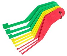 Lisle 81850 9pc Combination Brake Lining Thickness Gauge Set