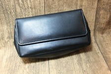 PFEIFENTASCHE - Kunstleder schwarz - 2er - NEU - SP35