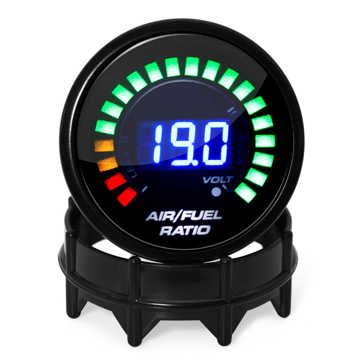Prosport 52mm EVO Car Wideband Air Fuel Ratio AFR Red Blue LCD Digital Display E - Foto 6
