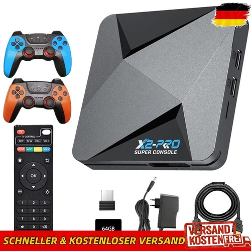Video Game Console 65000+ Games with 2 Gamepads Super Console 60+ Game Emulators