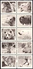 1981 American Wildlife Strip of 10 Postage Stamps, Sc#1880-1889, MNH, OG