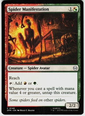 MTG - Spider Manifestation/Spinnen-Manifestation - SPM - EN - EX