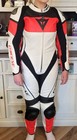 DAINESE IMATRA LADIES WOMAN'S 1 PIECE MOTORCYCLE RACE LEATHERS SUIT EURO 44