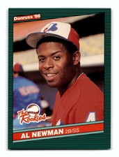 Al Newman 1986 Donruss The Rookies #9 Montreal Expos Near Mint NM
