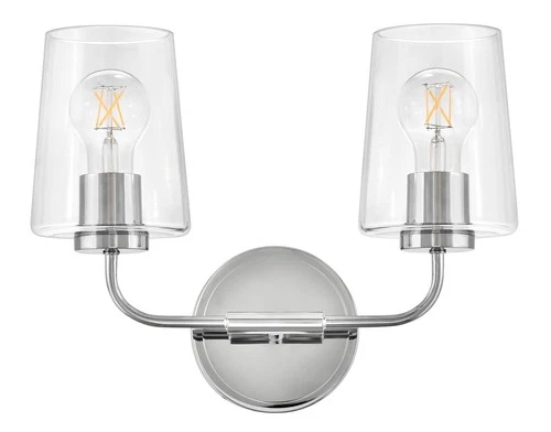 Lark 853452-CL Kline 2 Light 14"W Vanity Light - Chrome - Picture 9 of 12