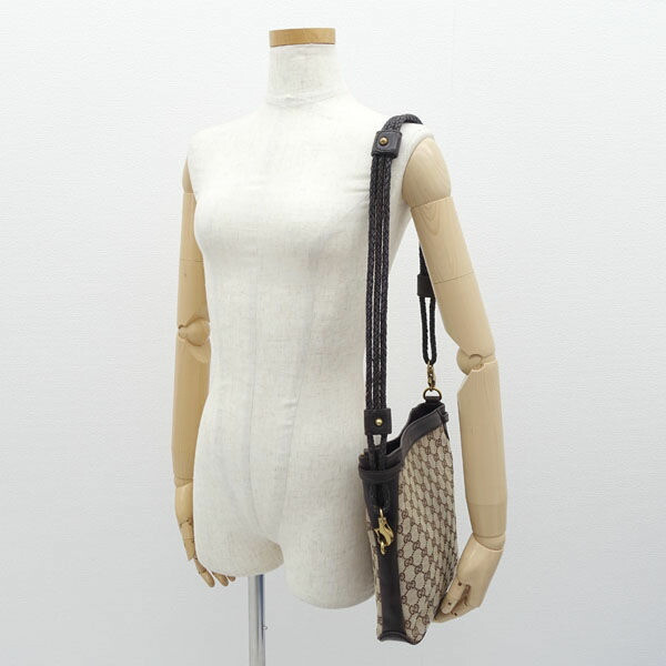 Gucci / Gg Canvas Shoulder Bag Beige Brown 109106 002053 Bag Gucci / Gg Canvas Shoulder Bag Beige Brown 109106 002053 Bag