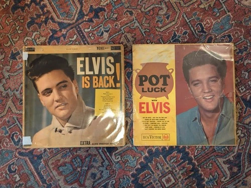ELVIS VINYL JOB LOT IS BACK! POT LUCK RD 27171 RD 27265 VINTAGE ROCK LP's