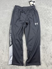 Under Armour Youth Small Black Athletic Pants Joggers Loose Fit NWT