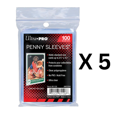 #ad 500 Count Ultra PRO 2.5quot; x 3.5quot; Penny Sleeves Standard Pokemon Magic Sports $14.99