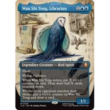 司書、ワン シー トン Wan Shi Tong, Librarian Wan Shi Tong, Librarian [Borderless Foil] #320 Prices | Magic