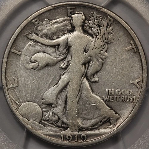 1919 Walking Liberty Half Dollar PCGS F-12