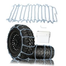  Snow Chains for Car Pickup Trucks SUV,Quick Easy Tire Size:265-315mm