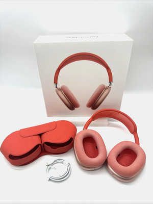 Apple AirPods Max Pink A2096 2020 Over Ear Headphones w Box Smart Case Cable