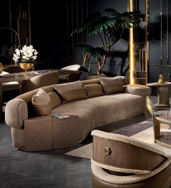 Sofa 3 Sitzer Luxus Wohnzimmer Design Polster Moderne Sitz Stoff Neu MöBel Couch-image