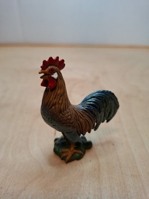Schleich ROOSTER CHICKEN Figure Farm 1999 Figurine Retired Barnyard Animal Toy