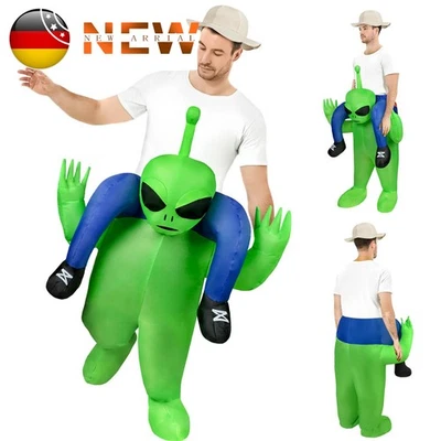 ZREE Aufblasbares Alien Kostüm Halloween Alien Kostüme Erwachsene Kinder Kostüm Party