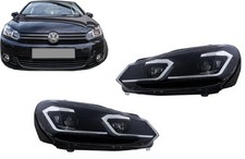Fari Luci LED per VW Golf 6 VI 08-13 Facelift G7.5 Silver Flowing Dynamic LHD