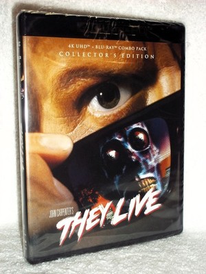 They Live Collector's Edition (4K/Blu-ray, 2021) Roddy Piper Keith David sci-fi