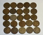 Indian Head Penny Lot - 25 coins - 18 From The 1800’s Including 1859