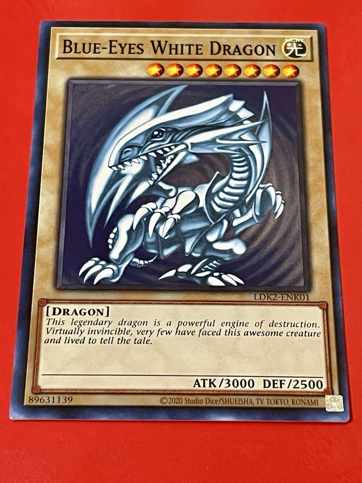 Blue-Eyes White Dragon | SDK Art | MISPRINT | LDK2-ENK01 | NM | Common | YuGiOh! - Image 4 of 4