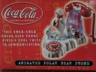 Vtg  Coca Cola Animated Polar Bear Ice Skating Telephone - Brand New In Box 2000