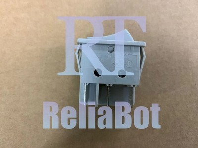 1PC DEFOND DRH-2415 Double Button Rocker Switch 6 Pins 16A 250VAC T125 Red Lamp