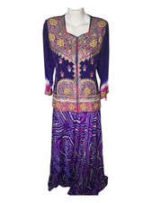 WOW Indian Fancy Lehenga Choli And Dupatta Wedding Wear Sequin Purple Pink Silk