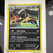 Pokémon Houndoom 56/101 Plasma Blast Holo Rare Stage 1 100 HP Dark Clamp