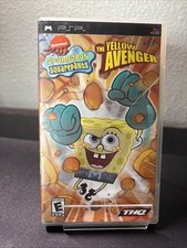 Spongebob Squarepants The Yellow Avenger PSP (Sony PSP, 2005) CIB Tested Working