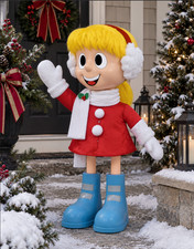 4 Ft Animated Karen From Frosty The Snowman Animatronic Christmas Prop