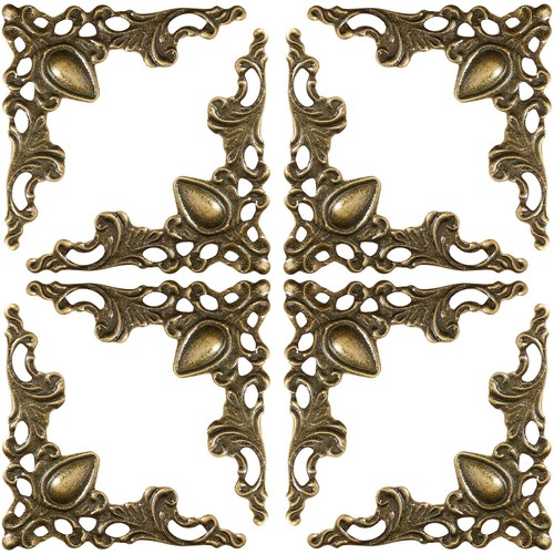 24 Pcs Scrapbook Corner Protector Metal Corner Protector Album Decorative Cover - Picture 1 of 9