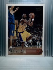 Topps 1996-97 Kobe Bryant Los Angeles Lakers RC Rookie Base Set Card #138