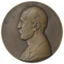 Medaglia bronzo 1931 Francia Henri Rabaud Conservatorio di Musica
