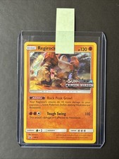 Pokemon TCG Regirock SM74 Crimson Invasion Prerelease Rare Holo Card NM on eBay