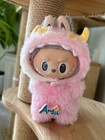 Pink Bodysuit Set Fits 17cm Monster Plush Doll Clothes Outfit Angel logo No doll — photo 3