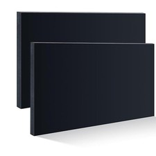 2PCS HDPE Plastic , HDPE 1/2" Thick, Size 6" x 12", High Density Polyethylene...