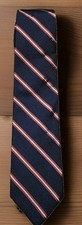NWT Brooks Brothers Navy Tie W/Pink Diagonal Stripes Silk Men's Classic USA