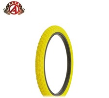 Alta Performance BMX BICYCLE 20" x 2.125" Yellow DURABLE Knobby COMP III TIRE.