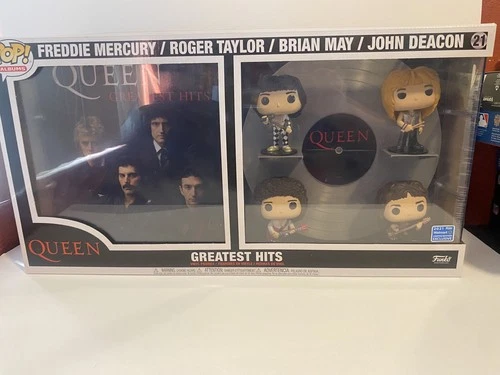 Funko Pop 21! Queen Greatest Hits Walmart Exclusive Vinyl Record Freddie Mercury
