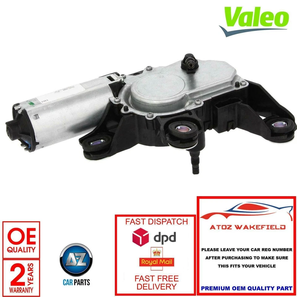 VW SHARAN SEAT ALHAMBRA GENUINE VALEO REAR WINDSCREEN WIPER MOTOR 2 YEAR WARRANT - Image 2 of 2