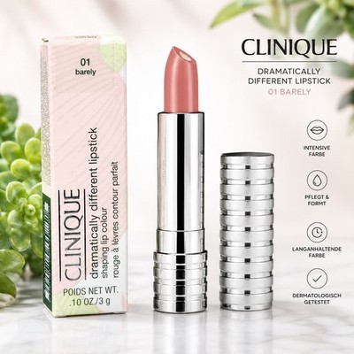 CLINIQUE Dramatically Different Lipstick Lippenstift 01 BARELY 3 g