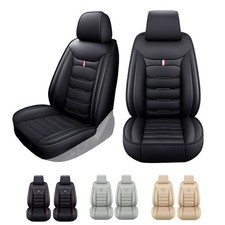 For Honda Cr-v Civic Hr-v Car Seat Covers Pu Leather Cushion Pad 2 Front Seats For Honda Cr-v Civic Hr-v Car Seat Covers Pu Leather Cushion Pad 2 Front Seats