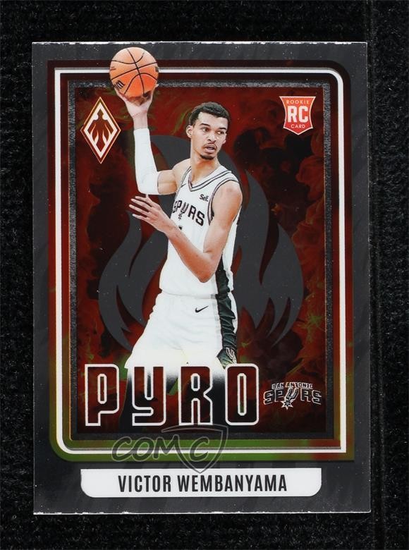 2023-24 Panini Phoenix Pyro Victor Wembanyama #5 Rookie RC 16wc
