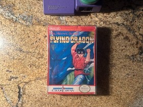 NES Nintendo Flying Dragon The Secret Scroll CIB RARE RED VARIANT Complete