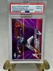 2018 Topps Chrome Update Ronald Acuna JR. #HMT31 Pink PSA 10 Rookie Debut