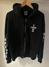 DOGTOWN Hoodie XL Men's Cross Logo Pullover Black/White hoody Skater dog